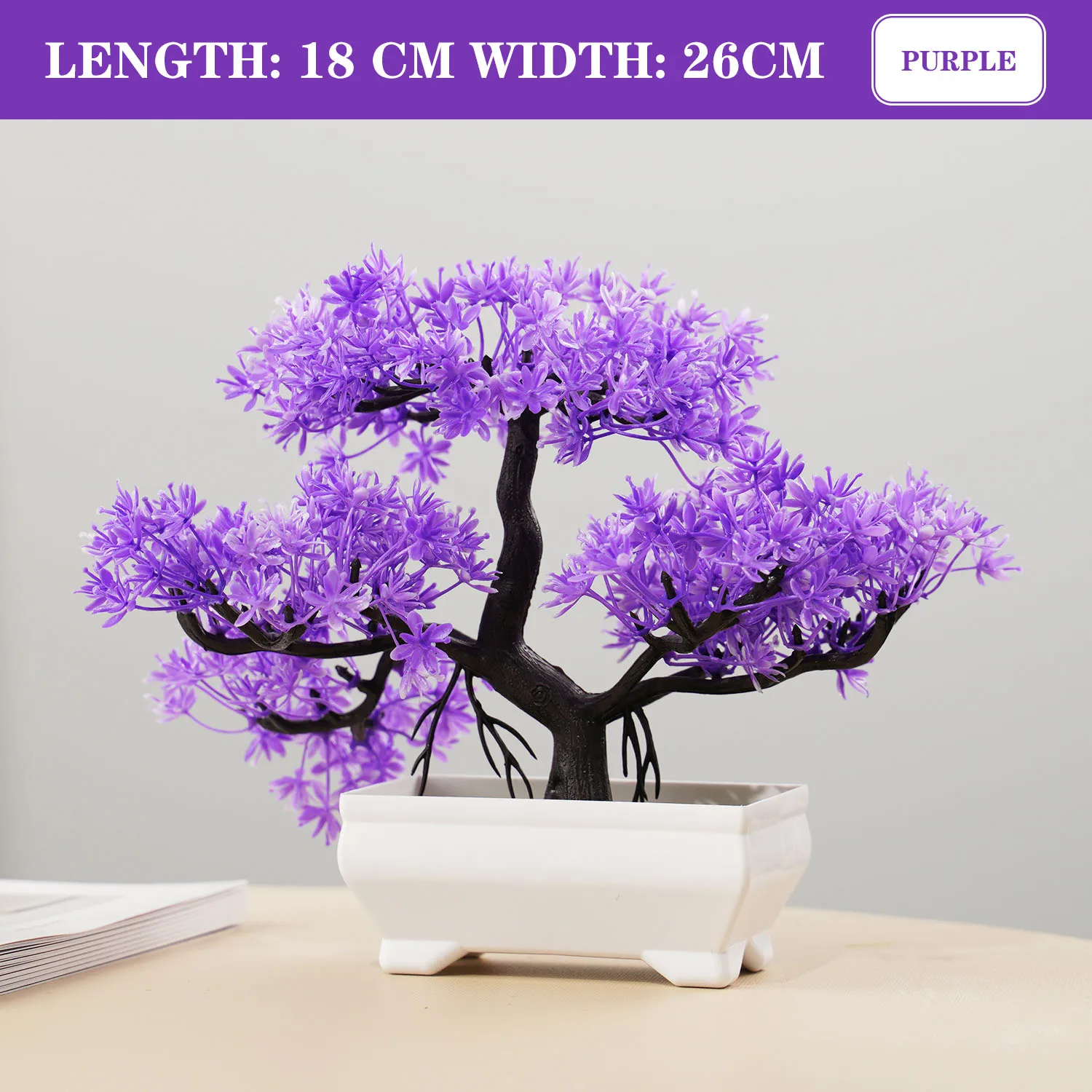 Künstliche Pflanzen Bonsai Kleiner Baum Simulation Topfpflanzen Gefälschte Blumen Tisch Topf Ornamente für Hotel Garten Home Decor planta – Detail 18