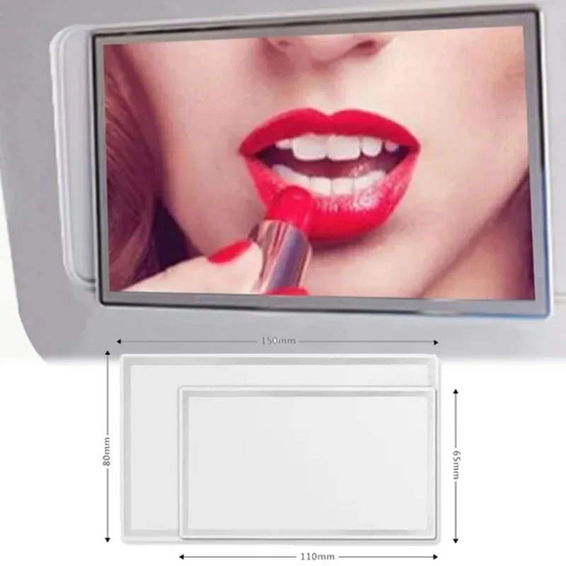 

Portable Stainless Steel Sun Visor Mirror Auto Sun-Shading Visor Car Interior Car Makeup Mirror Rearview Mirror Auto Supplies