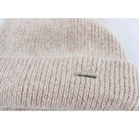 2022 New Winter Hat For Women Real Rabbit Fur Knitted Beanie Ladies Thick Warm Angora Wool Hat Female Skullies Beanies 2