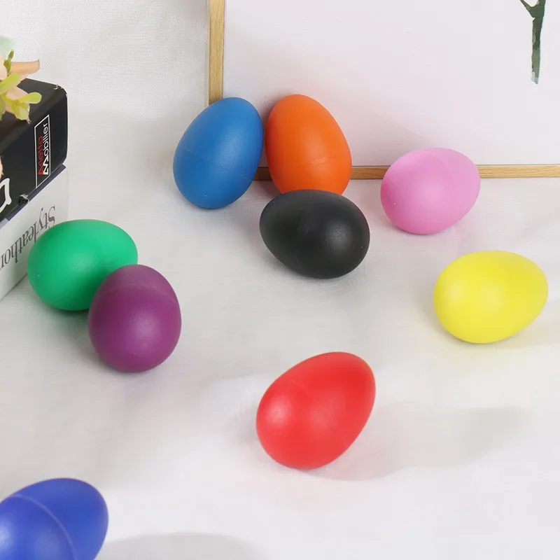 Musical Instruments Accessories Colourful Sound Eggs Shaker Maracas Percussion Red Blue Yellow Pink 5 Colors
