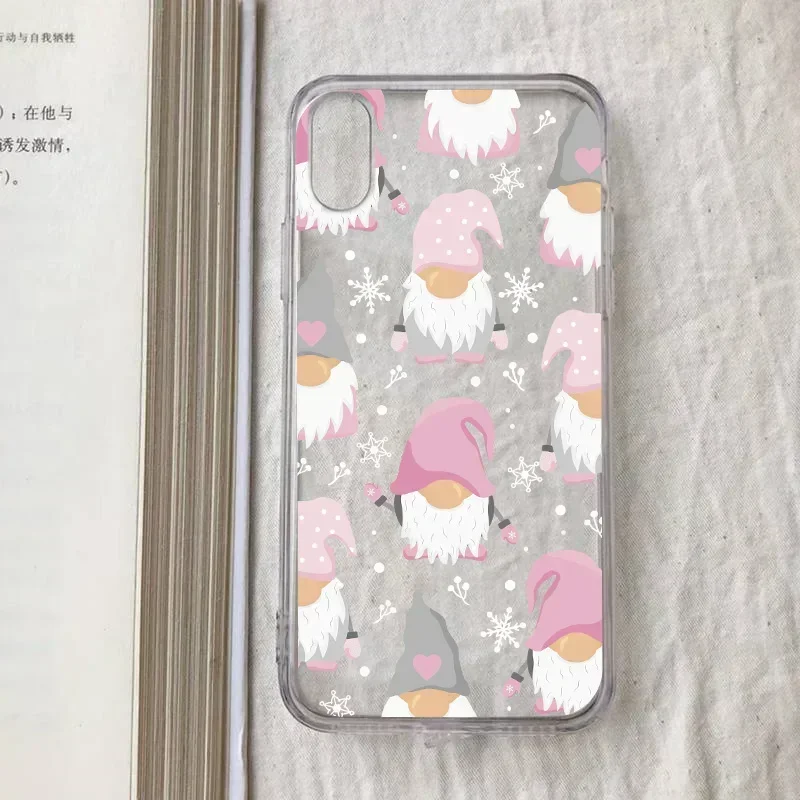 Festive New Year Santa & Reindeer Merry Christmas Phone Case Cover