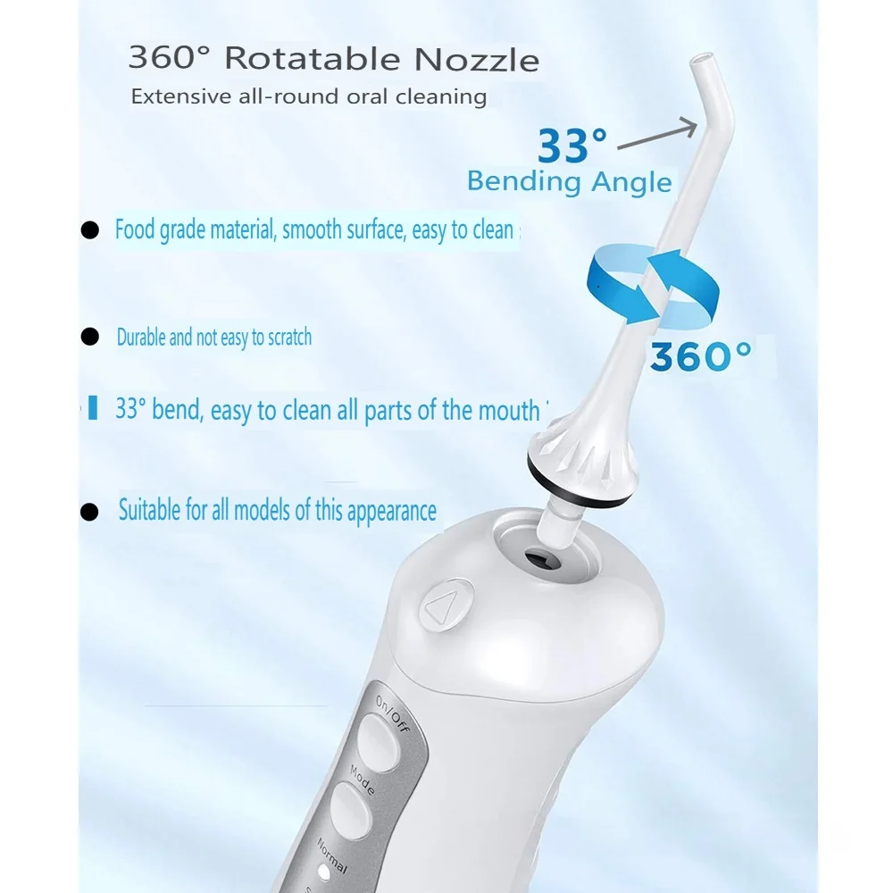 Boquilla de punta de chorro para irrigador Oral, puntas de