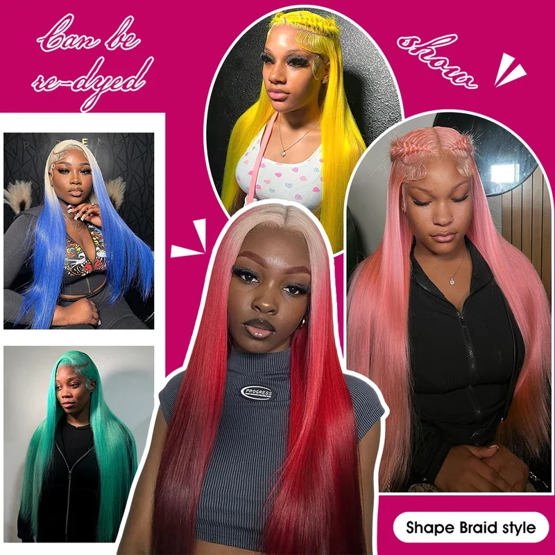 Blonde 613 Straight Wigs Human Hair 13x6 HD Lace Front Human Hair Wigs 250%Density 613 Lace Front Brazilian Remy Wig 26 Inch