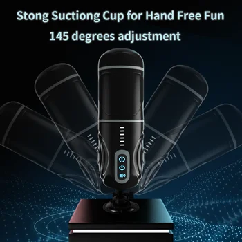 Automatic Telescope Rotating Masturbator for Man Hands Free Vagina Blowjob Male Masturbator Cup Equipment Sex Toys Adult