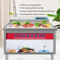 Commercial Bubble Vegetable Washer Dish-Washing Machine Washing Vegetable Commercial Meat Washing Machine 2