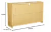 Backpack Storage Cubby, 8-Compartment, Pine Wood, 13" D x 30" W x 48" 2