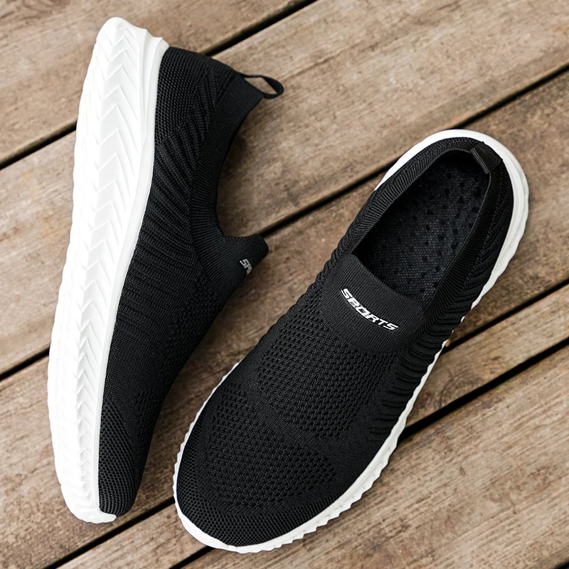 Men Shoes Lightweight Sneakers Men Fashion Running Shoes Breathable Slip On Wear-resistant Men Sneakers Zapatillas Hombre Best Sellers In Shoes