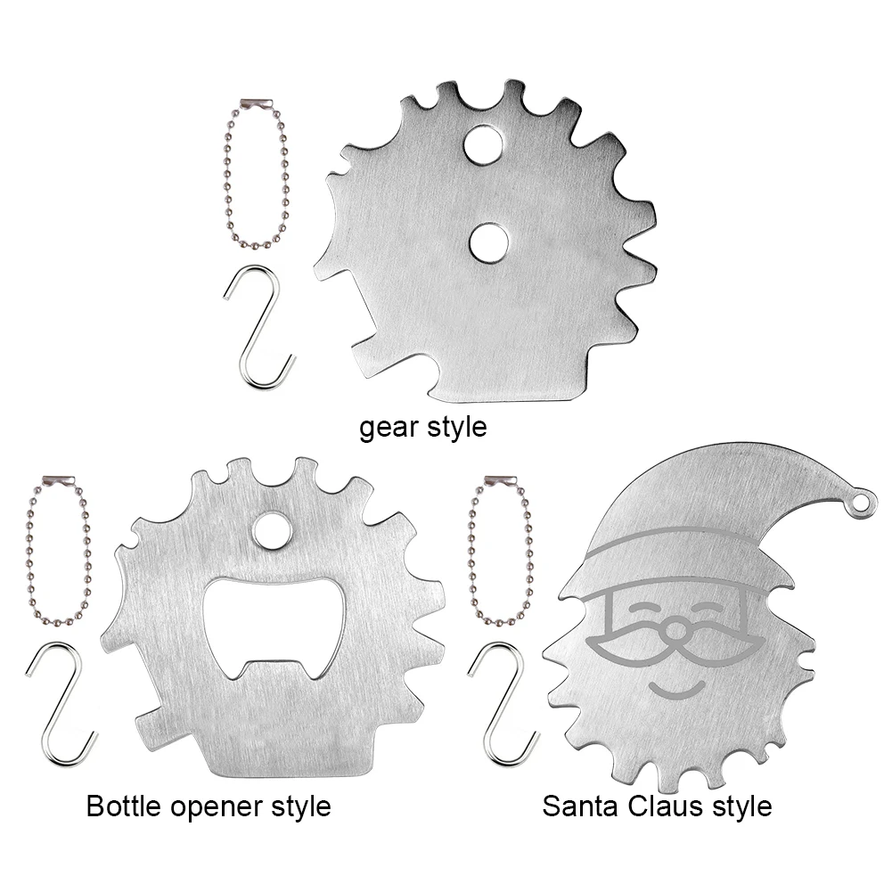 BBQ Grill Scraper Stainless Steel Grills Grate Cleaner Portable Metal Barbecue Scraper Grill Scrubber Tool Camping Accessories