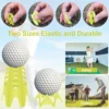 20Pcs Plastic Golf Tees Reusable Lightweight Simulator Portable Golf Mat Tees for Home Outdoor Indoor Turf and Driving Range 4