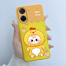 Chic Floral Design Soft TPU Silicone Phone Case - Pretty Girl Edition for Redmi A5 (TGHUANG0601)