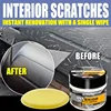 QIFENGHE Car Interior Scratch Repair Wax - Plastic Interior Renewal Coating, Car Dashboard and Panel Repair Scratch Removal Kit 1