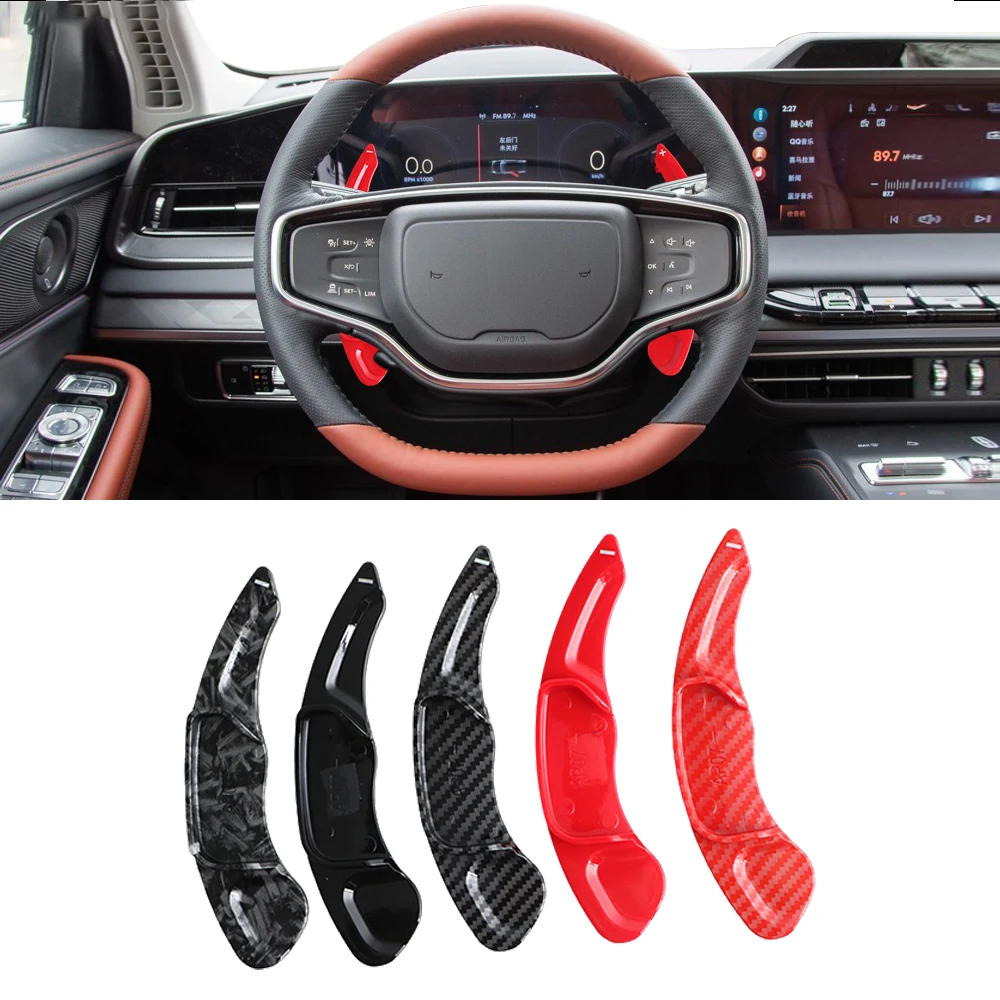 

2pcs for Lincoln MKC MKS MKZ 2013-2018 MKX Continental 2015-2018 Car Steering Wheel Shift Paddle Direct Gear Paddle Extension