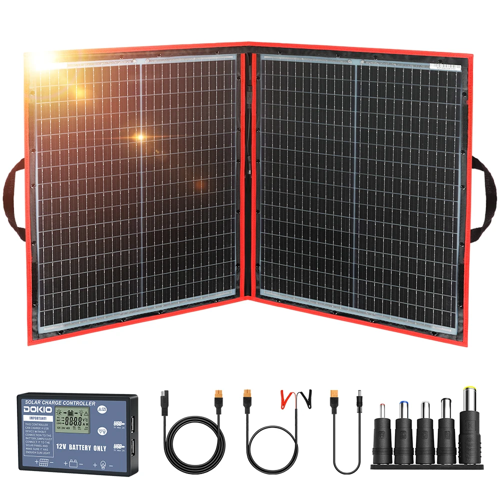 Anaka 18V 80W Flexible Solar Cell Monocrystalline Portable Foldble kit With Controller Charge 12V Photovoltaic Solar Panel China