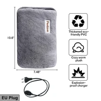 Rechargeable Hot Water Bottle Cute Electric Hand Warmer EU Plug Reusable Hot Compress Bag Heating Pad Hand Pocket Warmer Xaomi 2