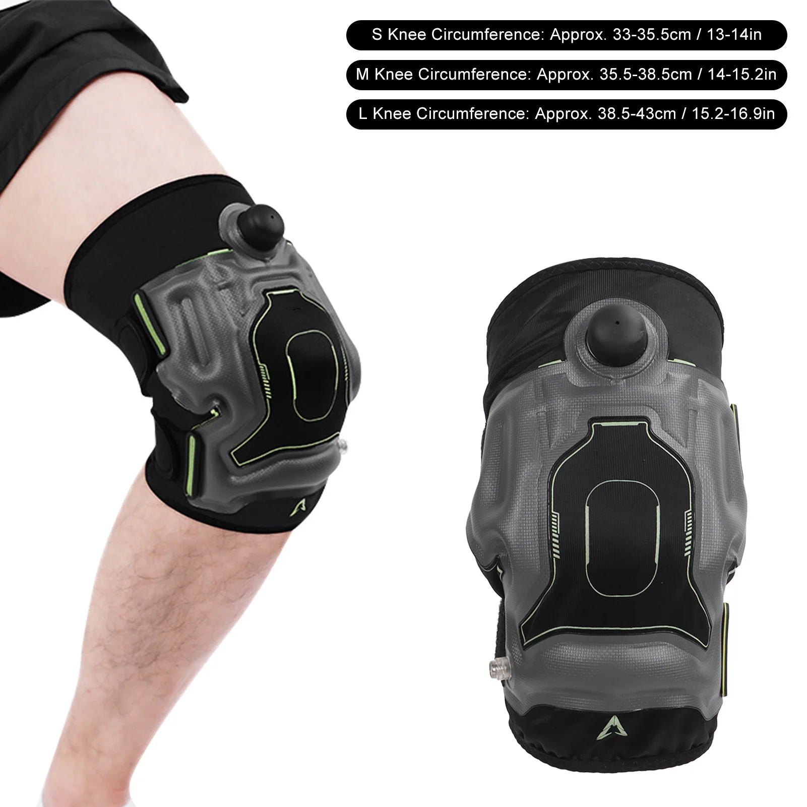 

Компрессионный бандаж для колена с надувкой улучшает стабильность коленного сустава