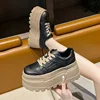 Platform Womens Shoes Non-slip Women Running Shoes Designer Vulcanized Shoes Lace-up Wear-resistant Sneakers for Women 2025 New 5