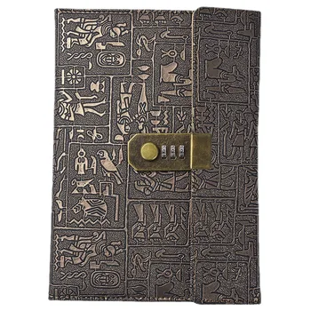 A5 A6 B5 Codebook Diary with Lock European Retro Journal 200 Pages 1