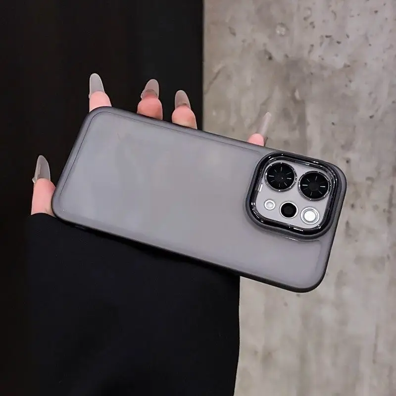 Premium Silicone TPU Case with Built-In Lens Protector – Shockproof Bumper Cover