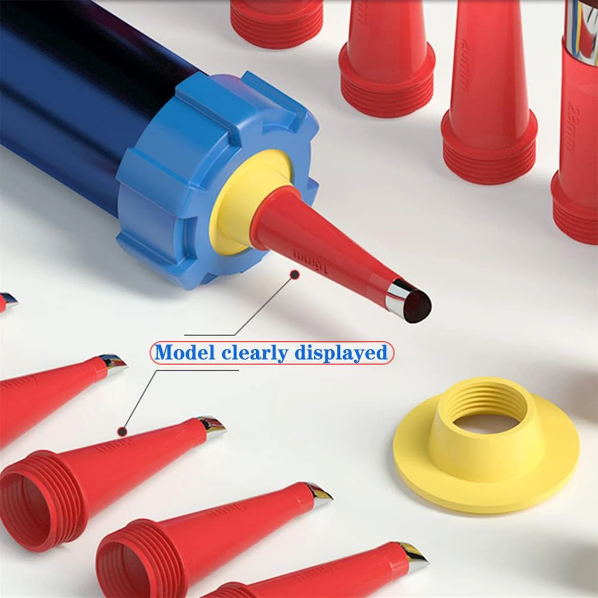 Stainless Steel Sealing Nozzle 28 Pieces Nozzles Sealing Finisher Silicone Sealant Finishing Tool Kitchen Bathroom Corner 2