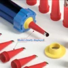 Stainless Steel Sealing Nozzle 28 Pieces Nozzles Sealing Finisher Silicone Sealant Finishing Tool Kitchen Bathroom Corner 2