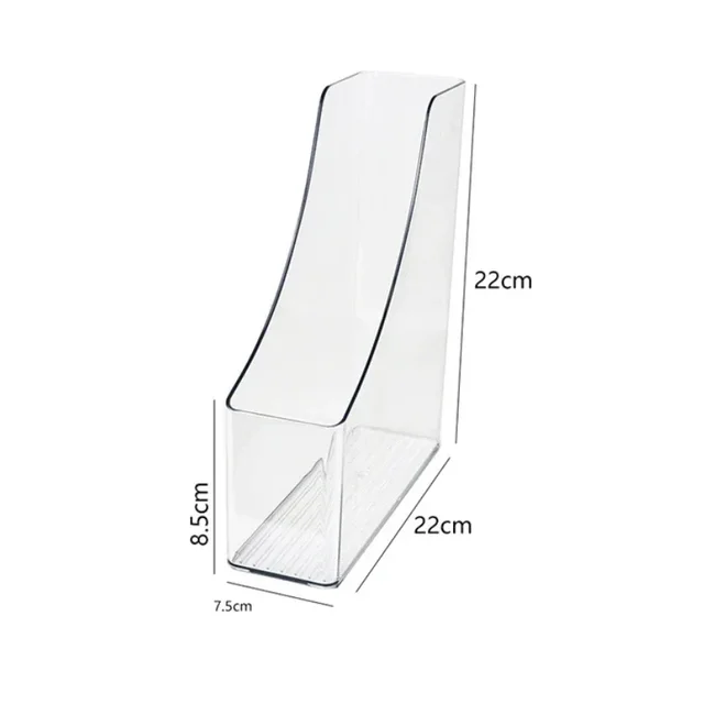 Clear Plastic Desk Magazine & File Organizer 6