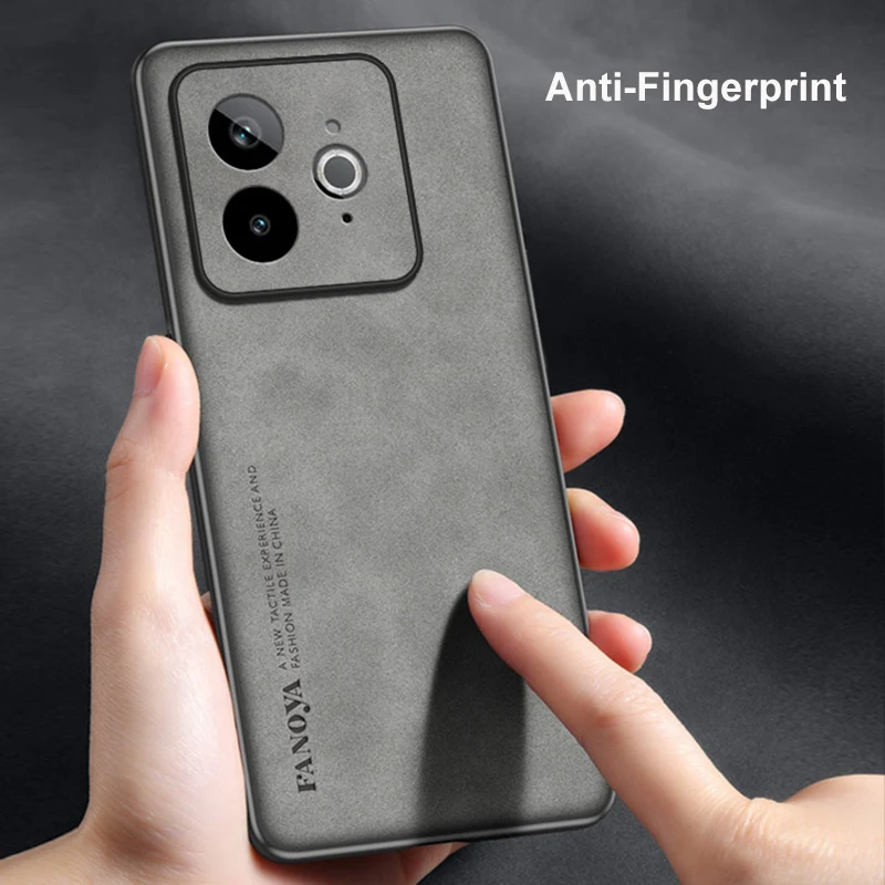 Luxury PU Leather Matte Silicone Protective Phone Case - Sleek and Stylish Back Cover