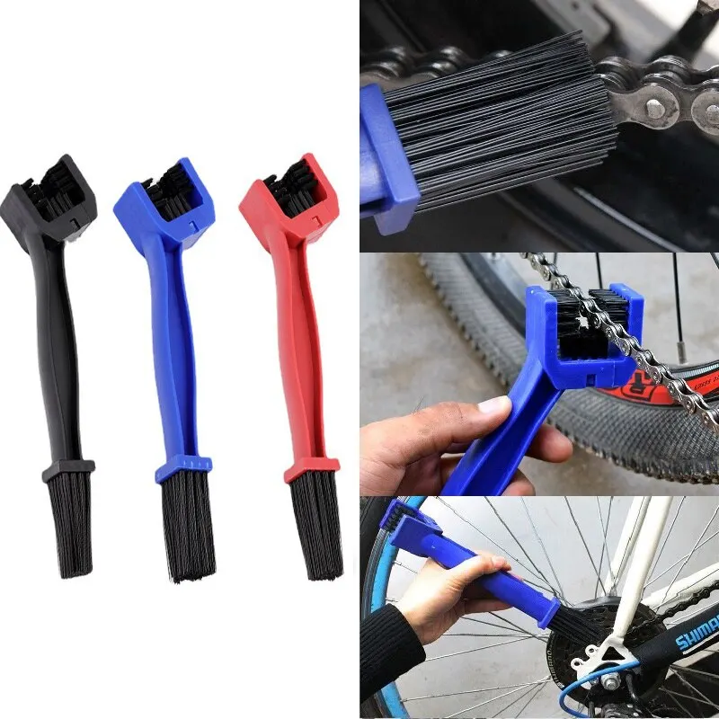 Portable Chain Cleaner Motorcycle Road Bike Chain Clean Brush Bicycle