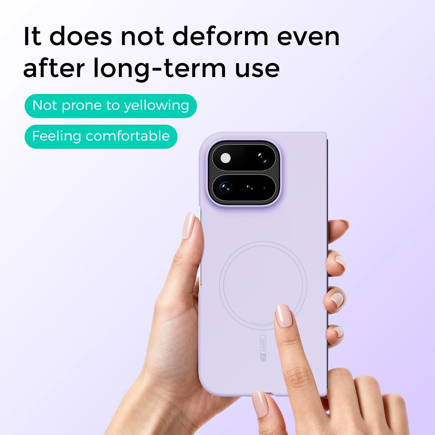 Magnetic Fashion Matte Folding Hard Back Cover