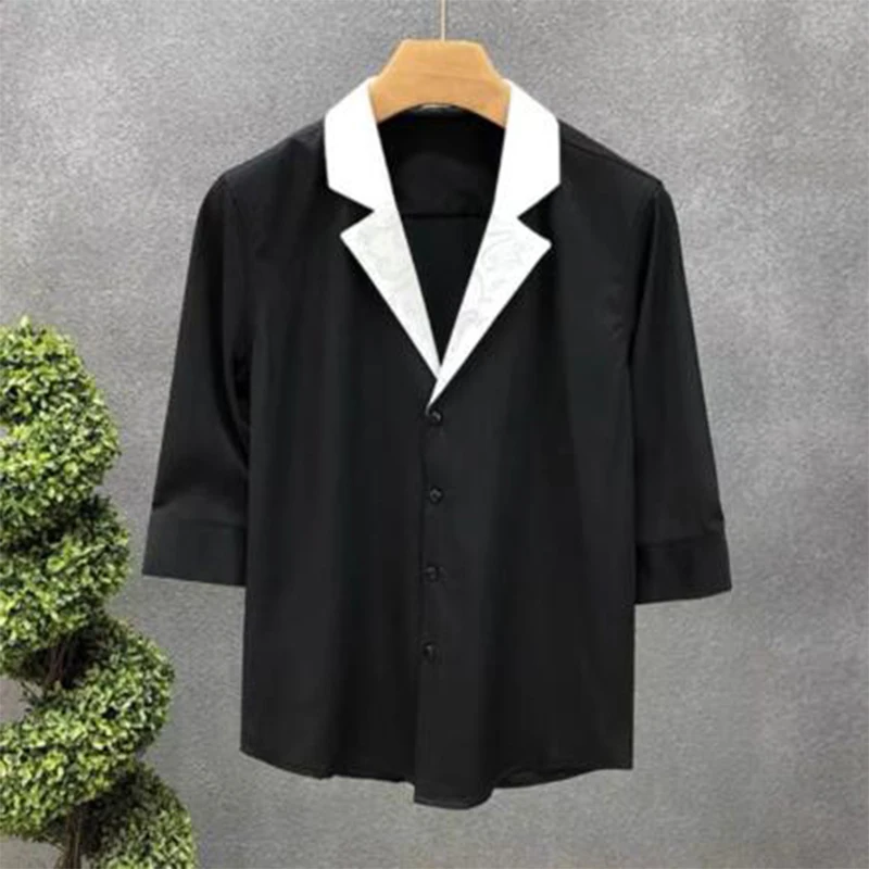 MH23 New Fashion black Male Suits Slim Fit Double Breasted Elegant Formal Best Men Male Wedding Suits Set Costume Homme