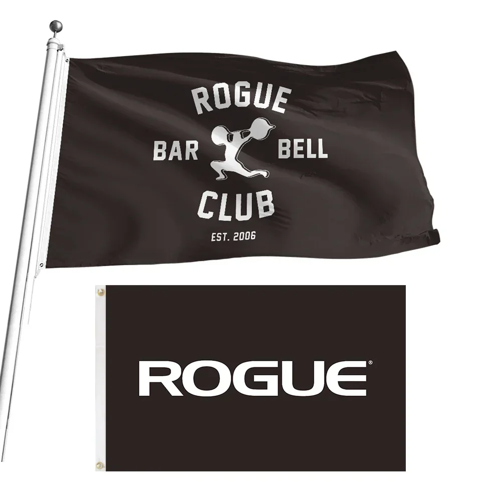 

Black Rogue Flag Decoration Polyester Can Be Customized Outdoor Home 90x150cm 3x5FT Banner