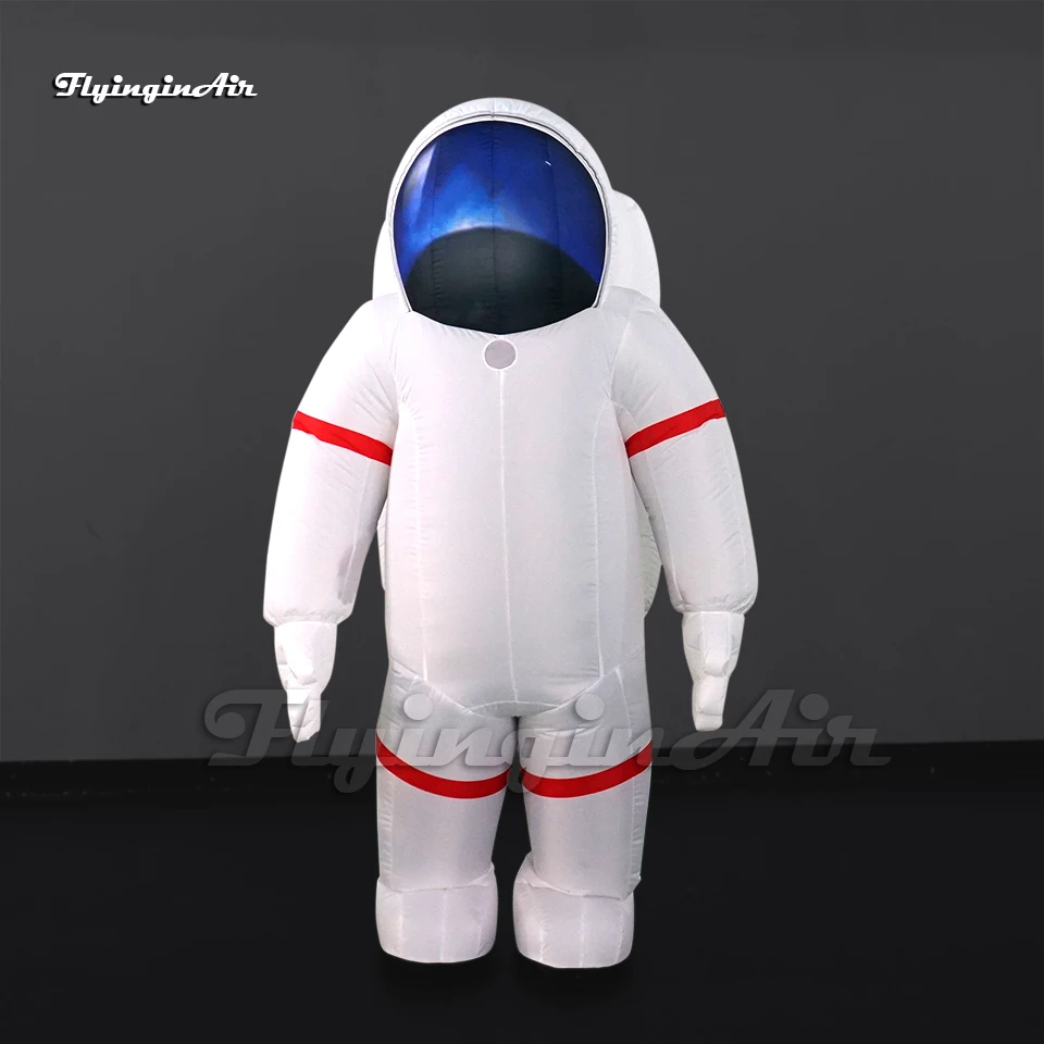 Funny Walking Inflatable Spacesuit Parade Costume 2m Wearable Blow Up
