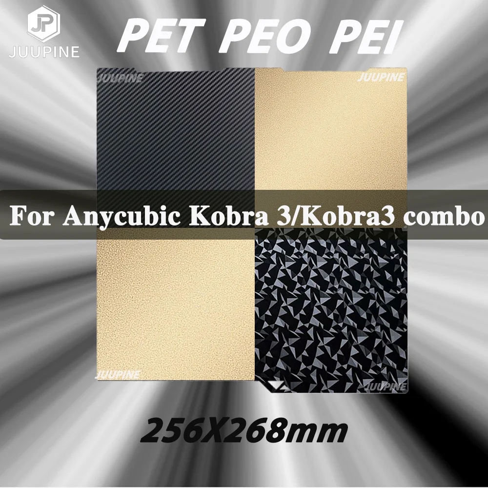 For-Anycubic-kobra-3-Combo-Build-Plate-256x268-Spring-Steel-Sheet-PEO ...