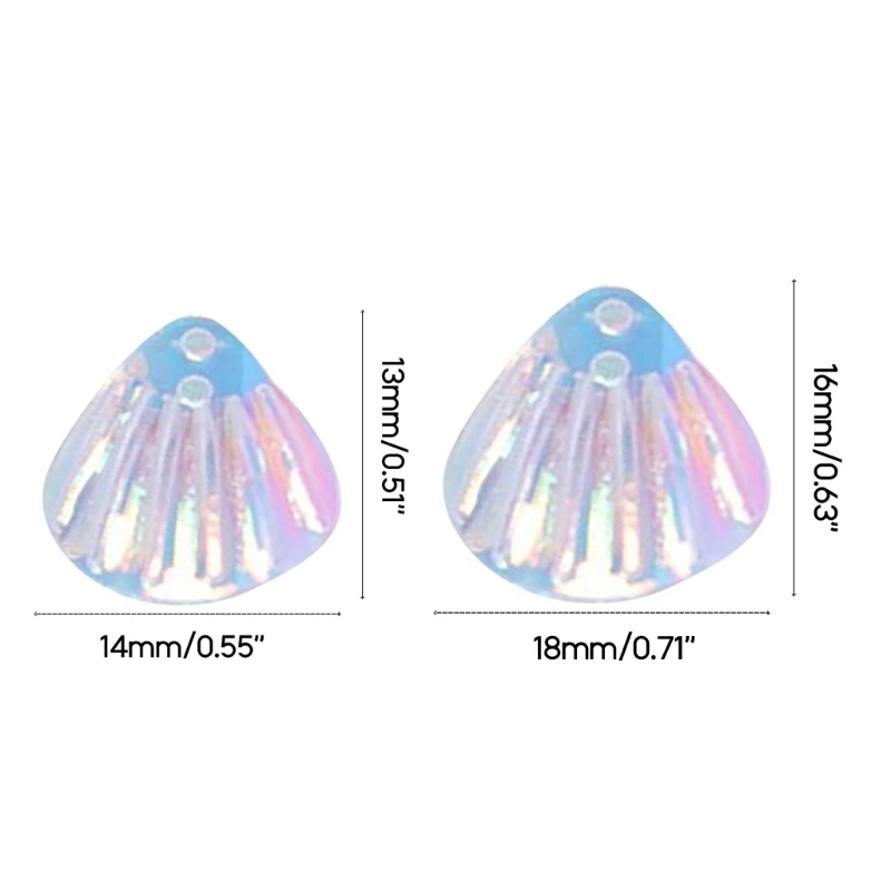 DIY Eyes Face Resin Seashells with Flat Base for Jewelry and Decoration DIY Crafting Essential Jewelry Accessories