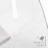 Acrylic Clear Desk Chair, Modern Small Cute Armless Vanity Rolling Plastic Chair Home Office Lucite Ghost Chairs Cushion Padded 5