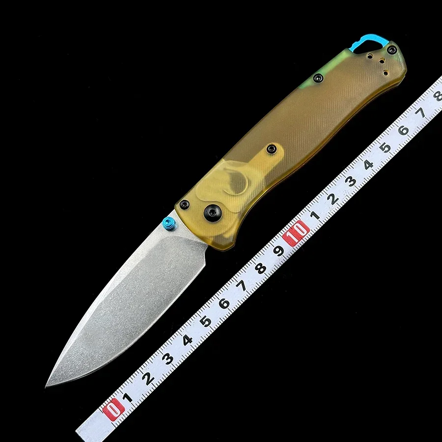 

BM 535-3 PEI Handle Mark S90V Pocket EDC Tool Fish Camping Hunting Outdoor Folding Knife