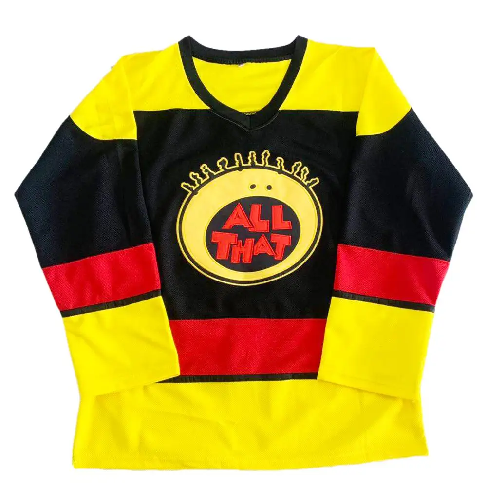 BG ice hockey – maillot de sport de plein air, de haute qualité, avec broderie et couture, film de culture Hip-hop