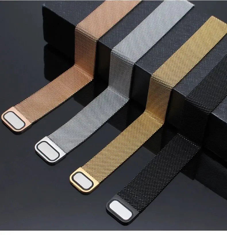 Stainless Steel Milanese Loop Strap – Magnetic Bracelet