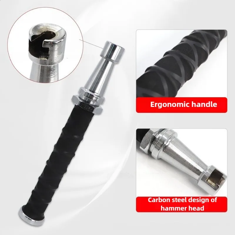 Built-in spring Telescopic Small Pull Hammer Car Dent Repair Sliding Hammer Mini Anti-Skating Hail Pull Hammer Tool Set