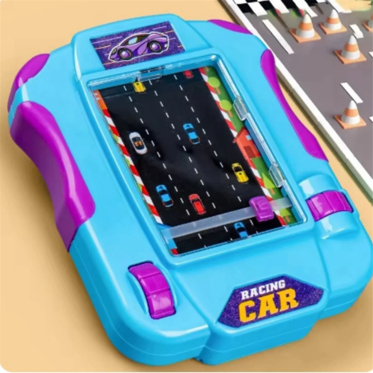 Race Car Game Kids Racing Through Adventure Palm Game Toys Simulated Driving Car Toy