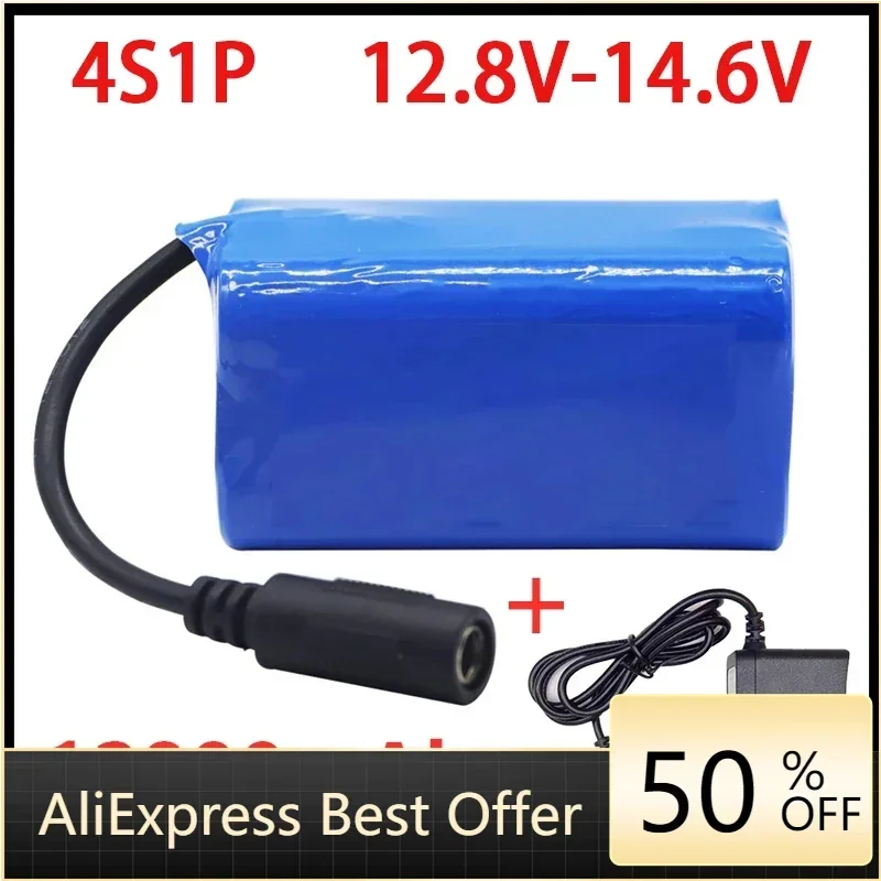 

12.8 V 12800 mAh 18650 Li-lon Battery bike lights Head lamp special battery pack DC 5.5MM