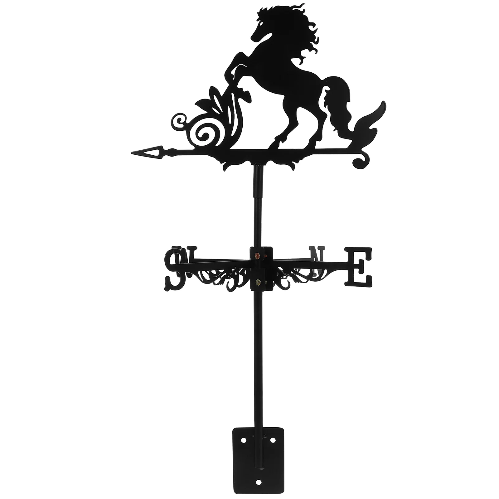 

Roof Weather Vane Horse Ornament Wind Garden Farmhouse Weathervane Ground Insert Indicator Decor Decorate Outdoor