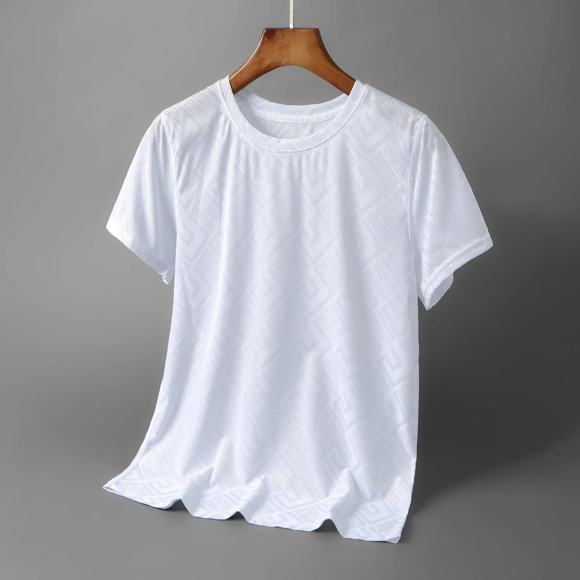 Men's T-Shirt Men's Short-Sleeved Ice Silk T-Shirt Men's Summer Pajamas Tops Homewear T-Shirt Half-Sleeved Tops Clothing with mens pajamas,mens training tshirt