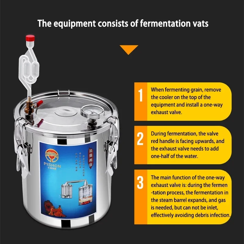 Home brewer Small household brewing equipment Pure dew shochu liquor food brewing machine Distillery stills toaster 5