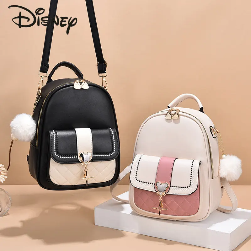 

Disney Mickey New Women's Backpack Fashion High Quality Women's Crossbody Bag Casual Versatile Multi Functional Backpack