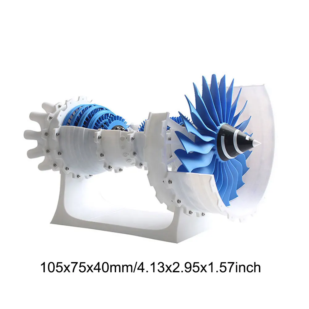 Bambu Lab 3D 프린터 하드웨어 키트, 항공 엔진 액세서리, 창의적인 모델