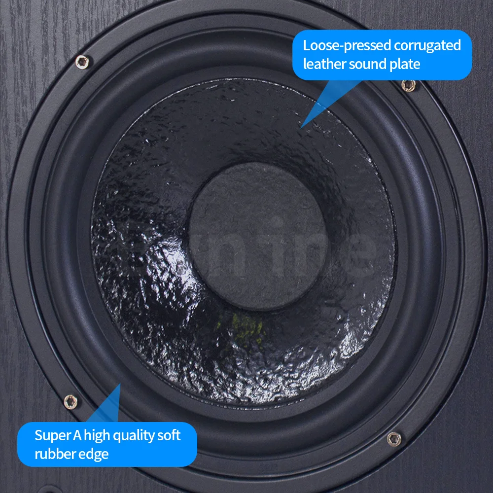 8 Inch Bookshelf Passive Speaker 150W Hifi High Fidelity Front Home Fever Home Theater Speaker Sound Box Desktop Speakers