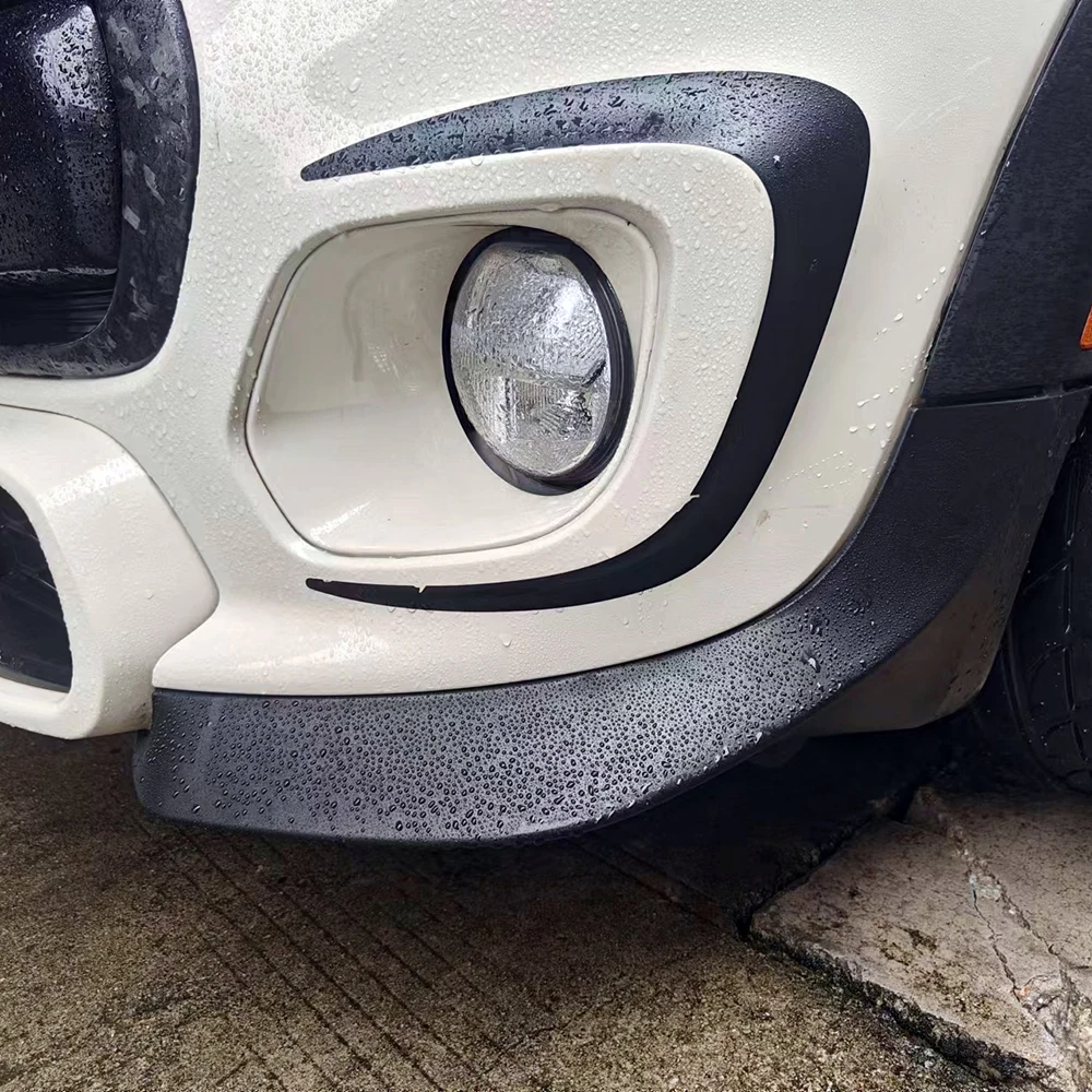 ABS Plastic Front Splitter Gp Style Grill Lips Replacement Type For Mini Cooper JCW Cooper S F55 F56 F57 auto exterior parts