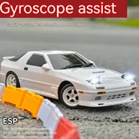 RC Mini Toy Gift 1/18 Scale RTR Drifting High Speed Car RX7 RWD LDRC LD1802 Radio Control Racing Vehicles with Gyroscope Lights 1