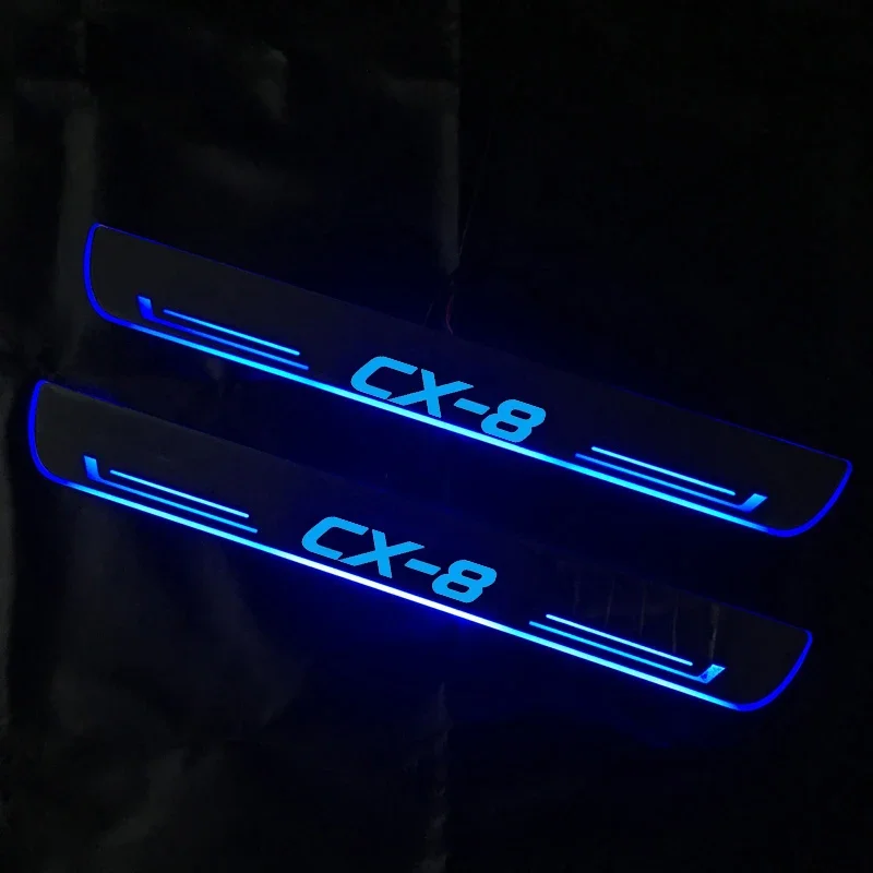 Car Welcome Door illuminated Sill Light for MAZDA CX8 Lamp LED Pedal Decoration Auto Accessories