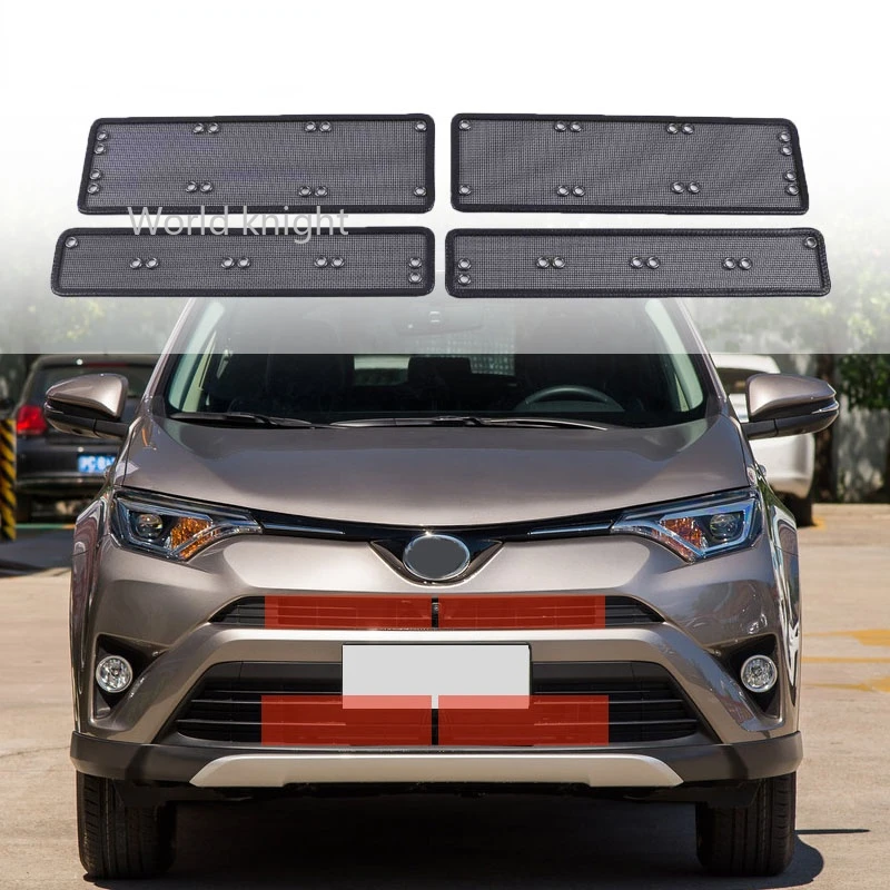 

Car Insect Screening Mesh Front Grille Insert Net Front Insect Mesh Net Grille For Toyota RAV4 RAV-4 2016 2017 2018